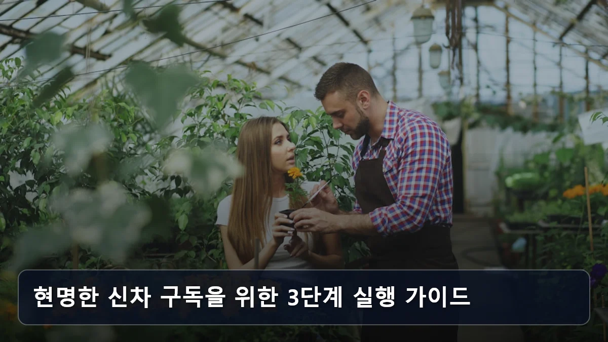 현명한 신차 구독을 위한 3단계 실행 가이드 관련 이미지