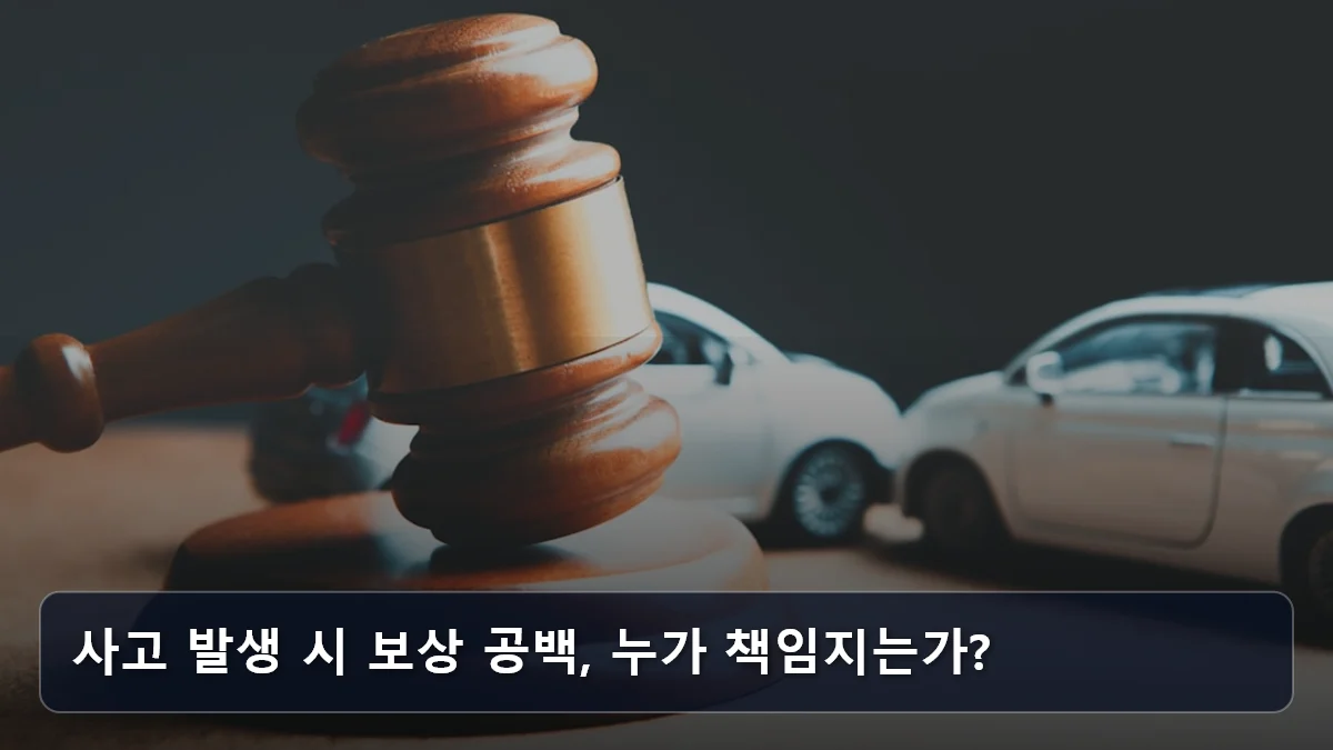 사고 발생 시 보상 공백, 누가 책임지는가? 관련 이미지