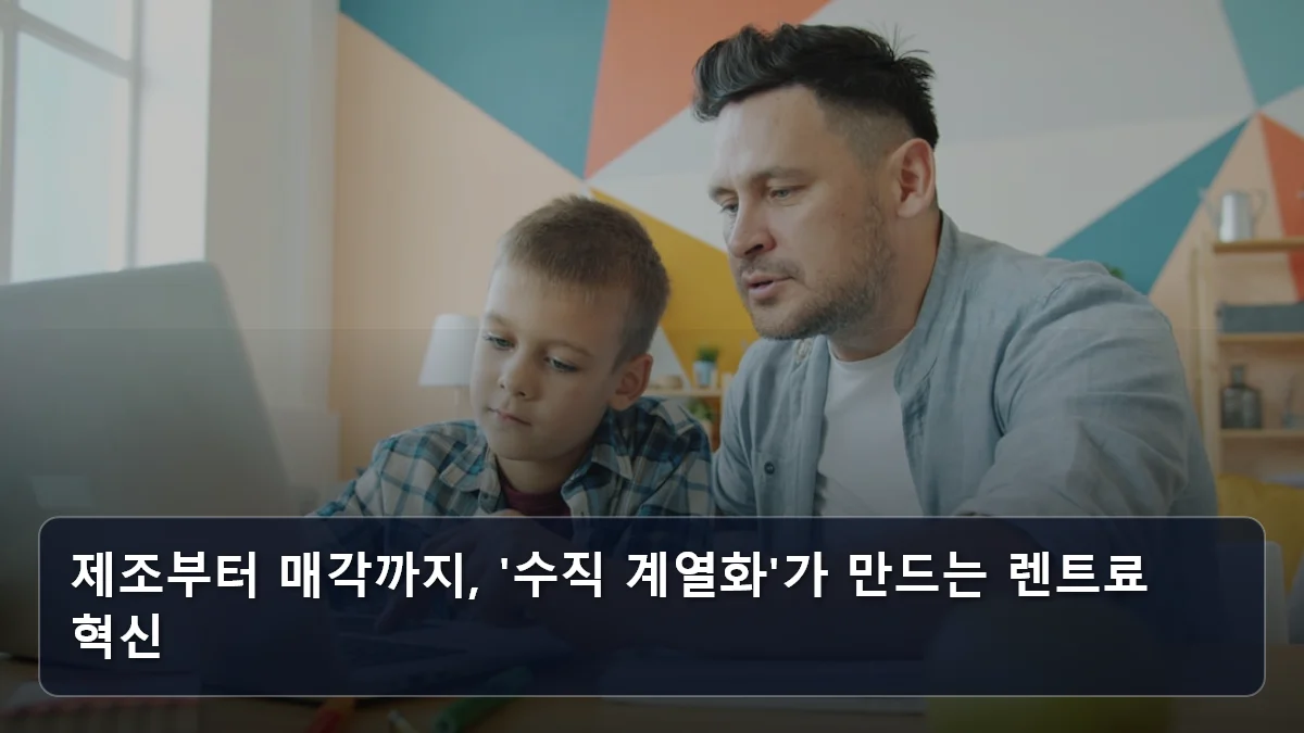 제조부터 매각까지, '수직 계열화'가 만드는 렌트료 혁신 관련 이미지