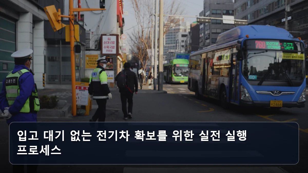 입고 대기 없는 전기차 확보를 위한 실전 실행 프로세스 관련 이미지