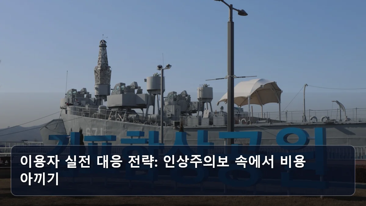 이용자 실전 대응 전략: 인상주의보 속에서 비용 아끼기 관련 이미지